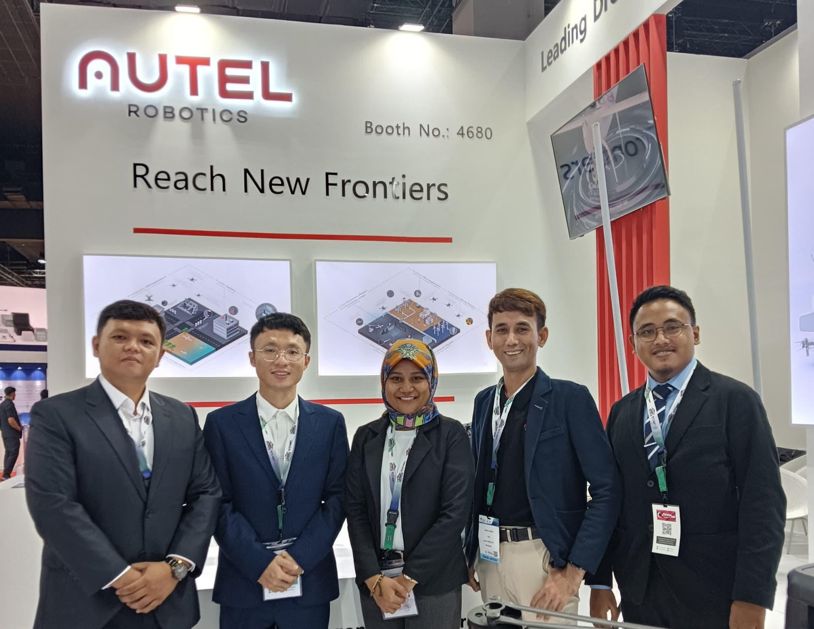 Megarobotic Supportdi Booth Autel Malaysia di Pameran Defence Services Asia 2024